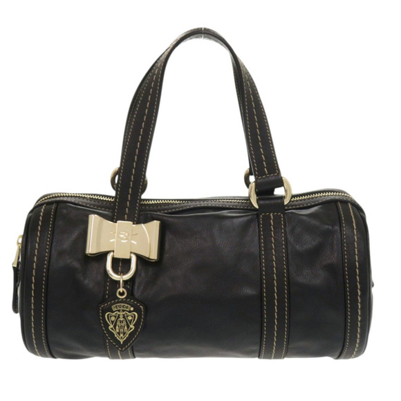 Gucci Handbags - GUCCI Authentic Black Leather Bag
